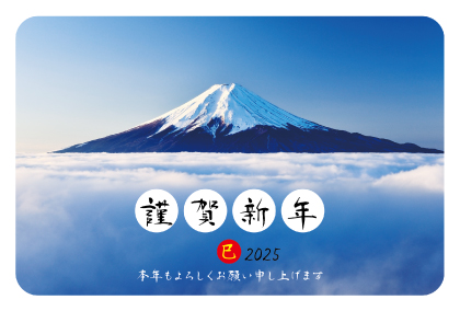 イラスト付き年賀はがき　フォトタイプ　3枚入り　FJP-04